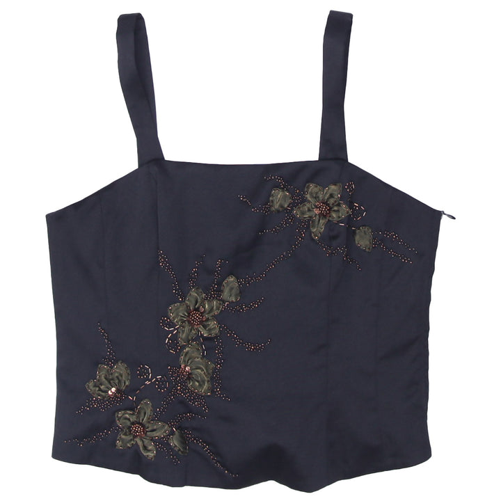 Y2K Ladies Sandra Darren Beaded Strappy Top