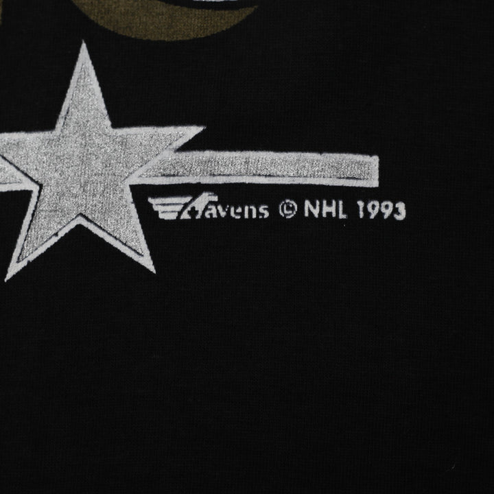 Vintage Los Angeles Kings T-Shirt Black Graphic NHL Single Stitch