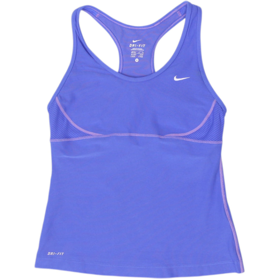 Ladies Nike Dri-FIT Built-in Bra Racerback Tank Top Size M