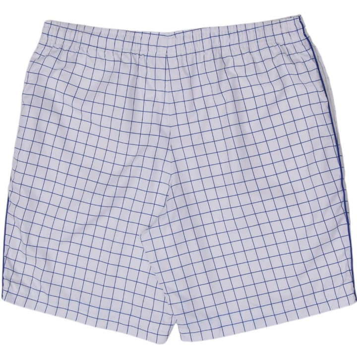 Mens Lacoste Grid Print Swim Shorts Size 4