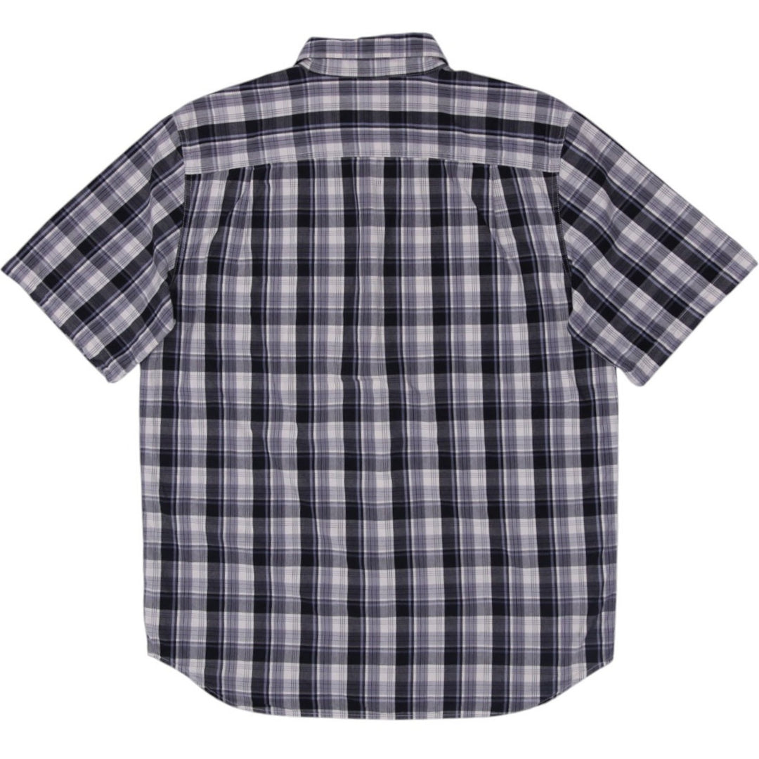 Mens Relaxed Fit Flannel Carhartt Short Sleeve Shirt
