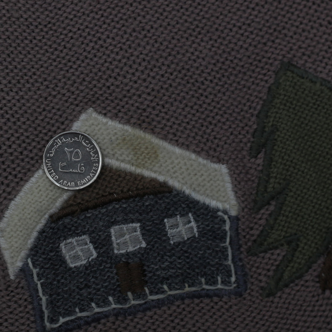 Vintage Sussan Knitwear Hand Embroidered Knit Turtle Neck Sweater Ladies - Fashion Rerun Vintage Migration_Sweaters