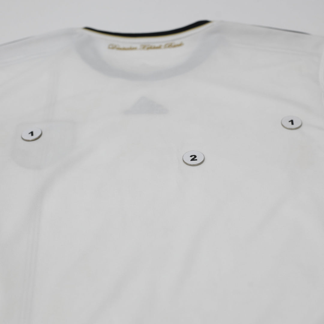 Mens Adidas 2010-11 Germany Soccer Jersey White Team Size M