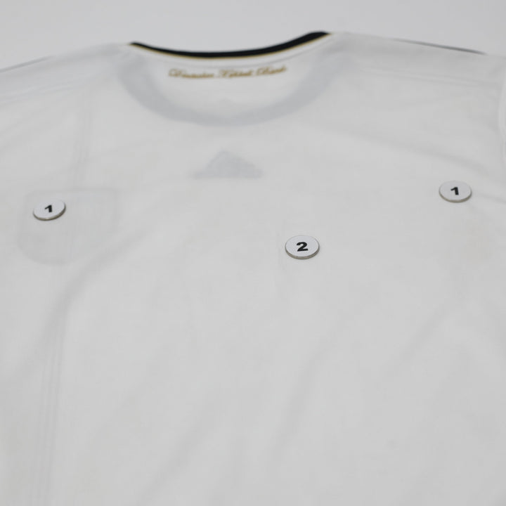 Mens Adidas 2010-11 Germany Soccer Jersey White Team Size M
