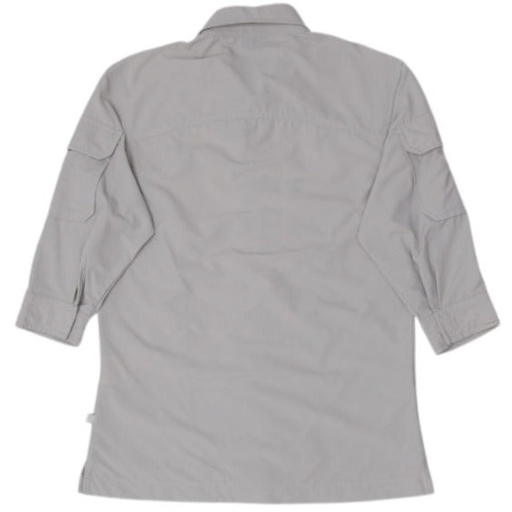 Ladies Nike ACG Shirt Beige Dri-Fit Long Sleeve Blouse S