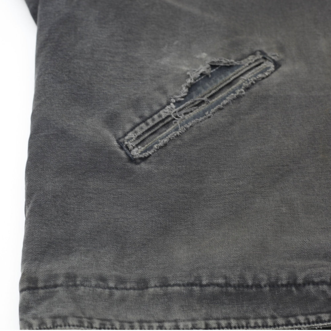 Thrashed Vintage 2005 Carhartt J141 BLK Sierra Sherpa Jacket Size XXL