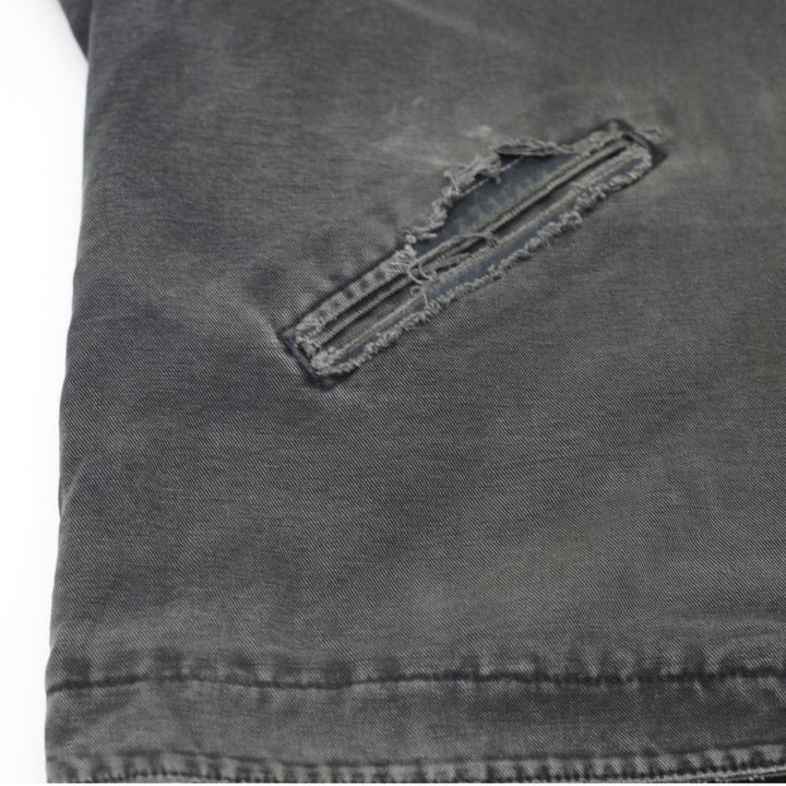 Thrashed Vintage 2005 Carhartt J141 BLK Sierra Sherpa Jacket Size XXL