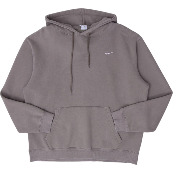 Mens Nike Mini Swoosh Earth Tone Khaki Olive Pullover Hoodie