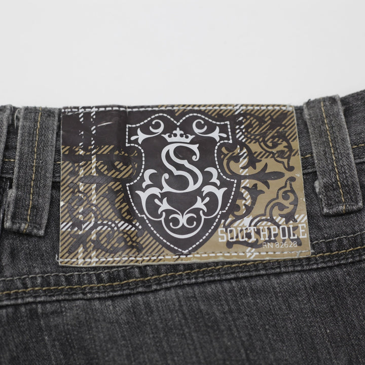 Y2K Mens Southpole Graphic Denim Jeans Size 30