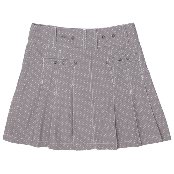 Y2K Ladies Kenvelo Polka Dots Pleated Skirt