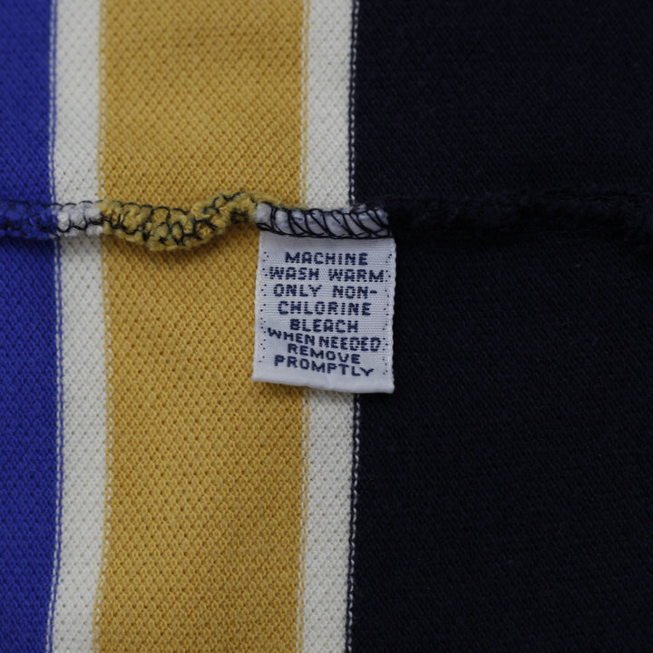 Mens Polo Ralph Lauren Polo T-Shirt Navy Striped Short Sleeve Casual Size XL