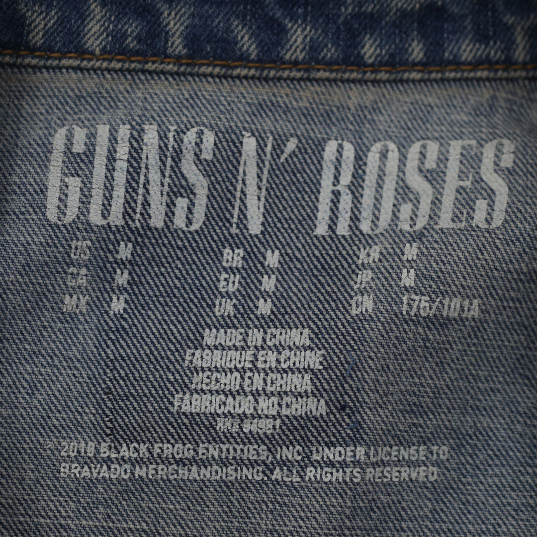 Mens Guns N' Roses Denim Jacket - Fashion Rerun Vintage Migration_Jacket