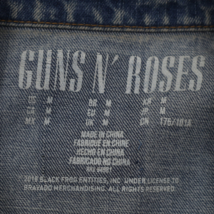 Mens Guns N' Roses Denim Jacket - Fashion Rerun Vintage Migration_Jacket