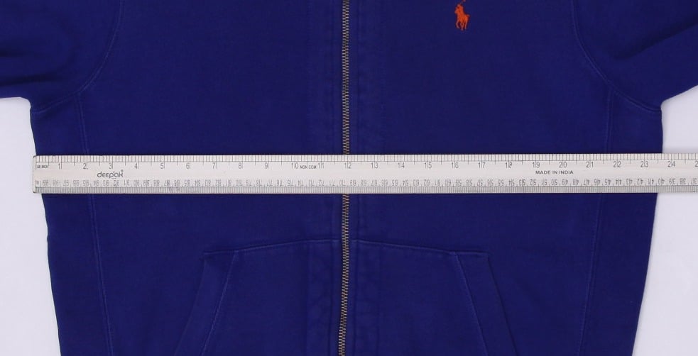 Mens Polo Ralph Lauren Blue Full Zip Hoodie L | Migration_Hoodies - View 6 | Fashion Rerun