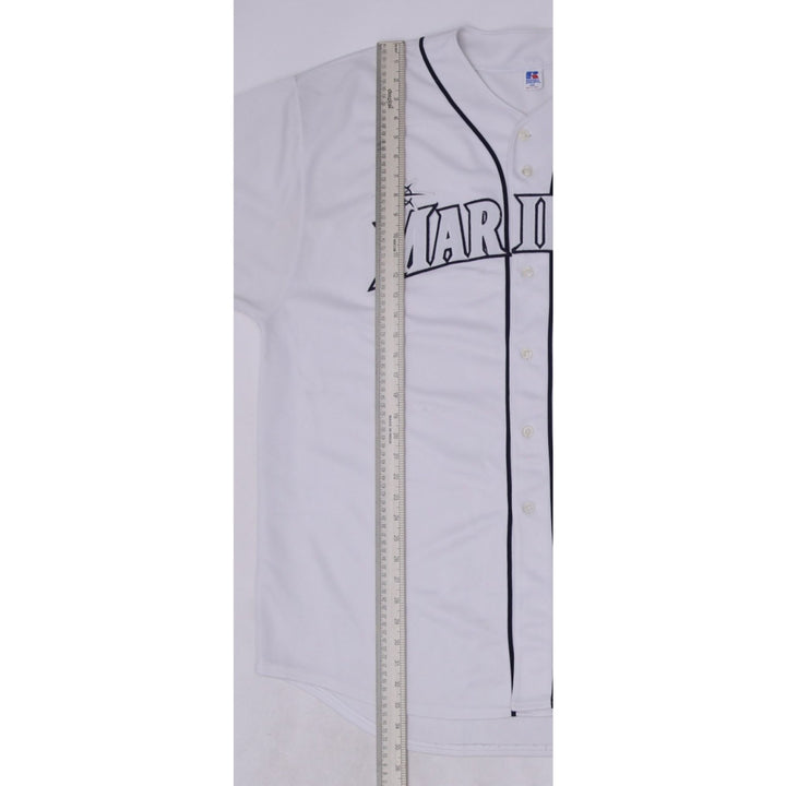 Vintage Russell Athletic Seattle Mariners Baseball Button Jersey 3XL | Migration_Jerseys - View 8 | Fashion Rerun