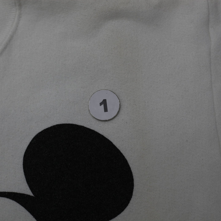 Vintage 90s Disney Mickey Mouse Double Sided Sweatshirt Made in USA Size M