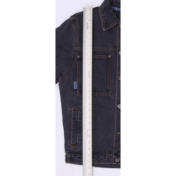 Mens Embroidered Kani 89 Trucker Denim Jacket