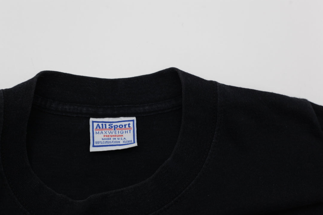 Vintage GUMBY T-Shirt 2001 Prema Toy Co Black All Sport USA Made