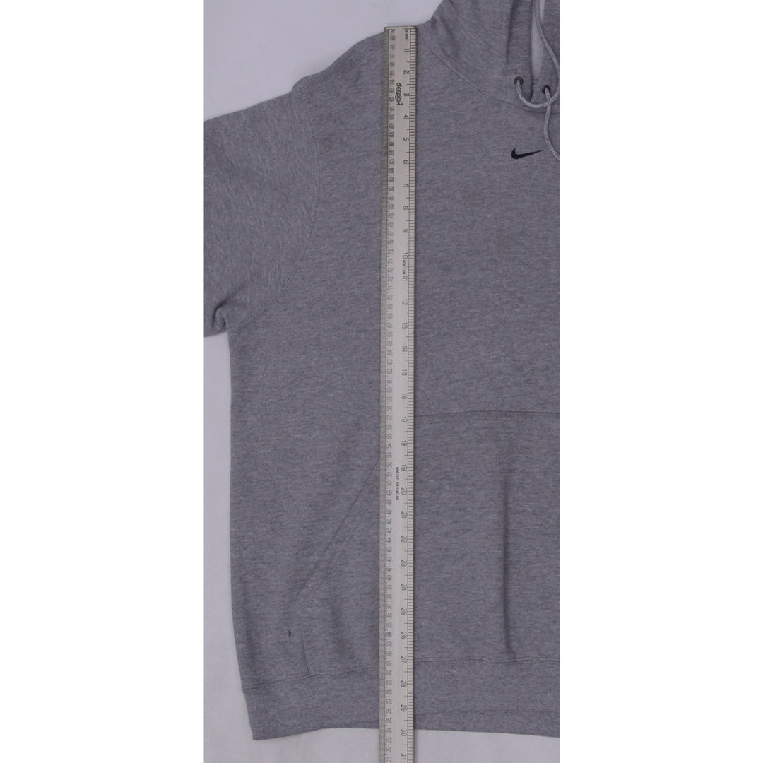 Vintage 90s Nike Center Swoosh Gray Pullover Hoodie Size XL | Migration_Hoodies - View 11 | Fashion Rerun