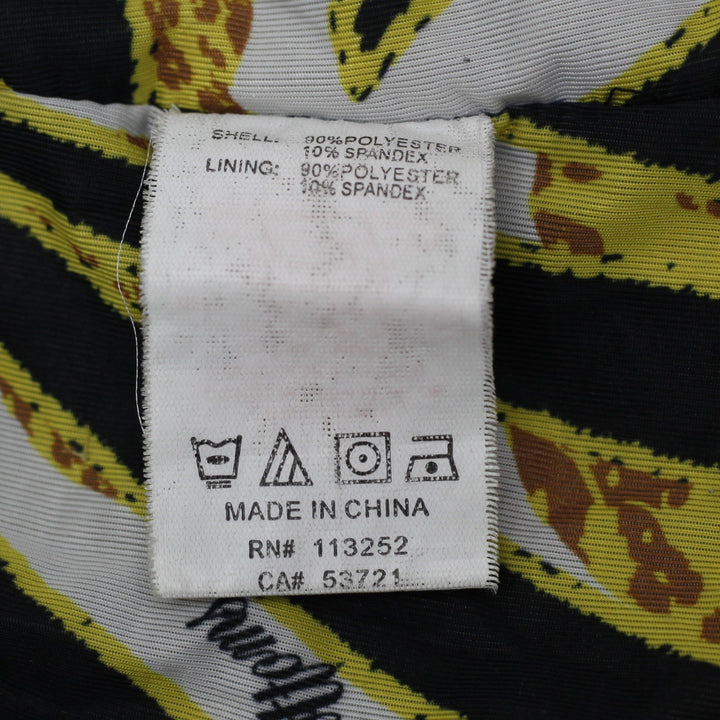 Y2K Ladies Apple Bottoms Zebra Chain Cami Top Gold Hardware XL