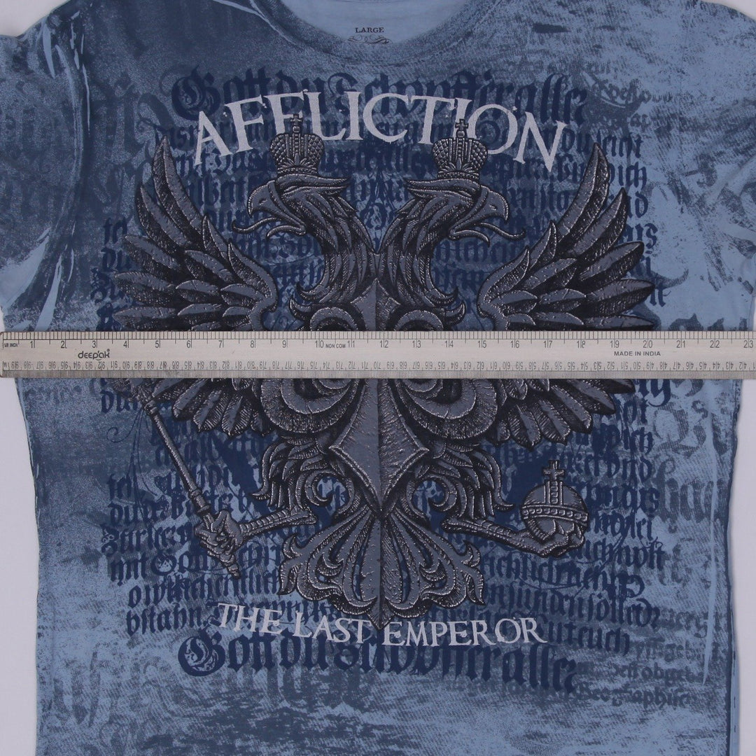 Y2K Mens Affliction Fedor Emelianenko The Last Emperor T-Shirt Size L