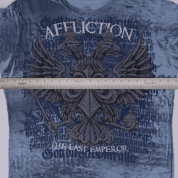 Y2K Mens Affliction Fedor Emelianenko The Last Emperor T-Shirt Size L