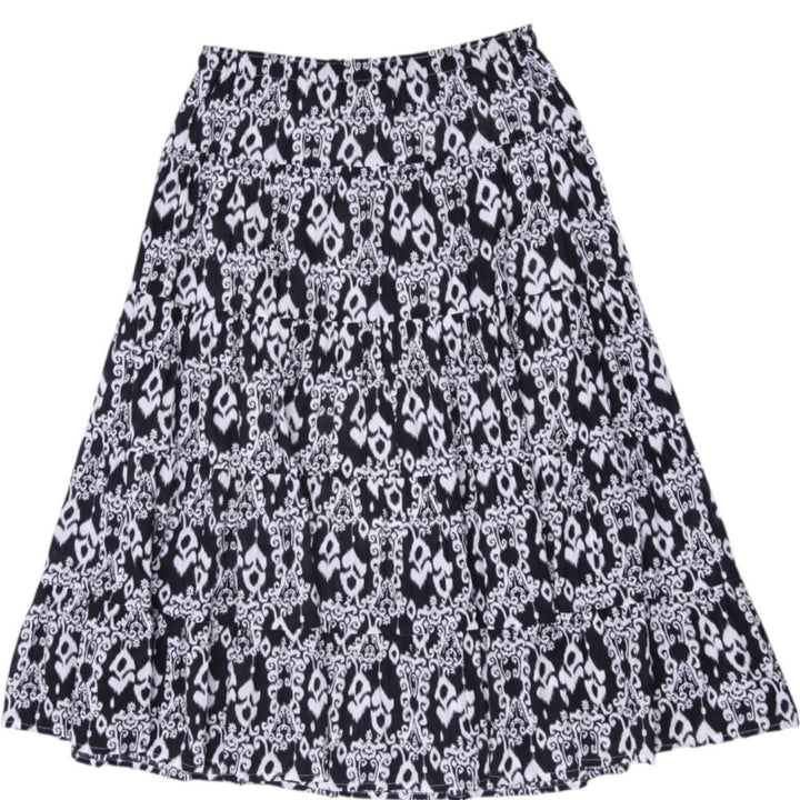 Y2K Ladies Christopher & Banks Boho Tiered Maxi Skirt Size S