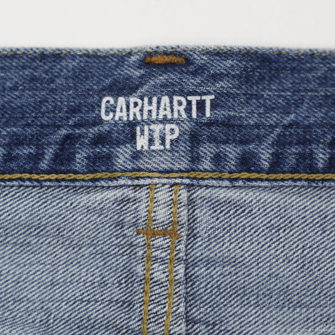 Mens Carhartt WIP Jacob Pant W34 Washed Straight Denim Jeans Size 34
