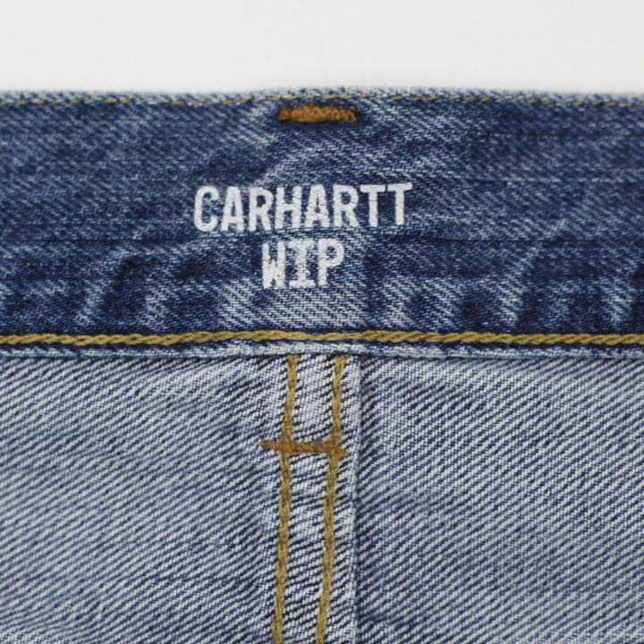 Mens Carhartt WIP Jacob Pant W34 Washed Straight Denim Jeans Size 34