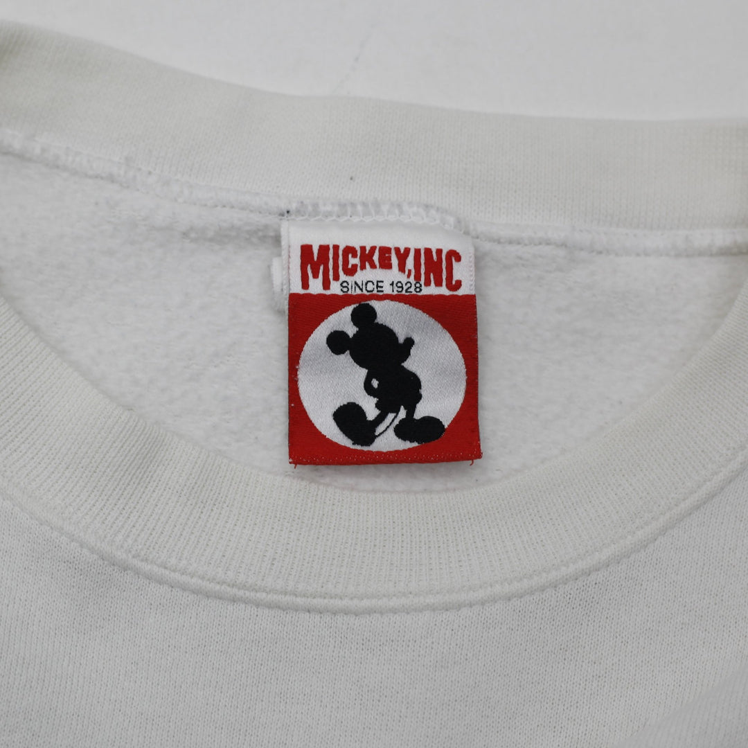 Vintage Walt Disney World 25th Anniversary Cake Castle White Sweatshirt M | Migration_Sweatshirt - Back View | Fashion Rerun