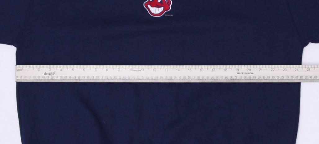 Vintage Artex Sportswear Indians Cleveland Navy Sweatshirt XL | Migration_Sweatshirt - View 6 | Fashion Rerun