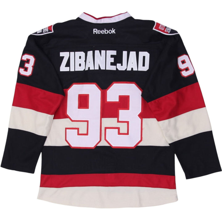 Vintage Reebok Ottawa Senators #93 Zibanejad Hockey Jersey | Migration_Jerseys - Side View | Fashion Rerun