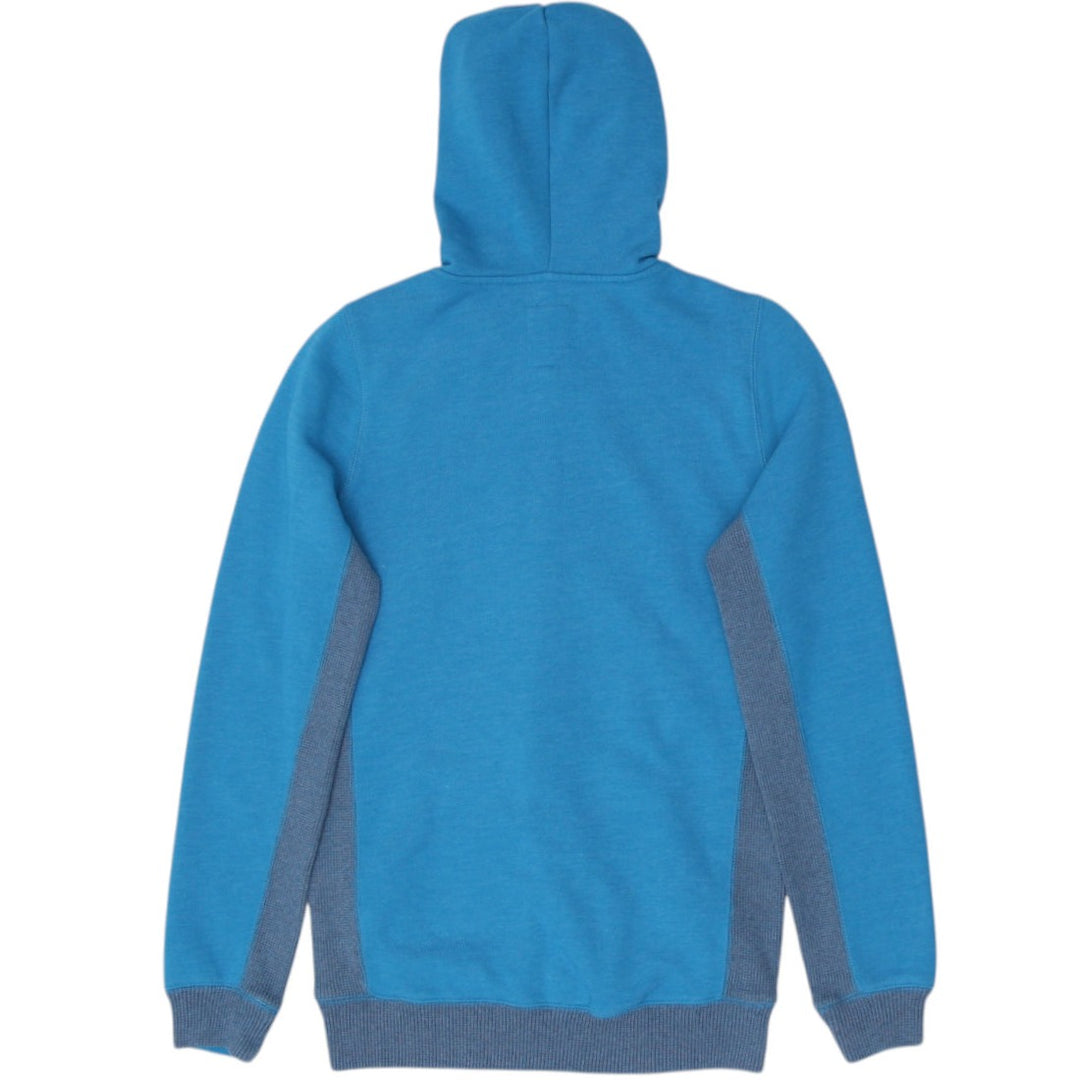 Y2K Ladies Roxy Turquoise Blue Full Zip Hoodie Medium