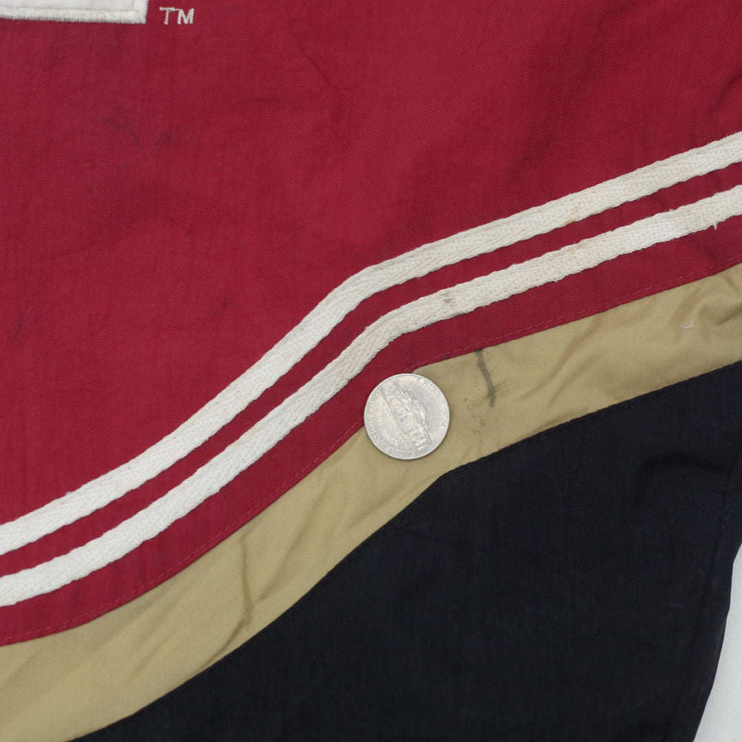 Vintage Logo Athletic NFL Pro Line San Francisco 49Ers Quilted Lined Jacket Size M - Fashion Rerun Vintage Migration_Jacket