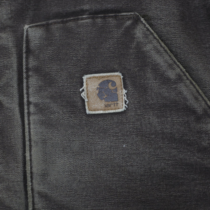 Vintage 90s Carhartt Quilt Lined Canvas Vest Made in USA Size L | Migration_Vests WW Collection - Alternate V | Fashion Rerun