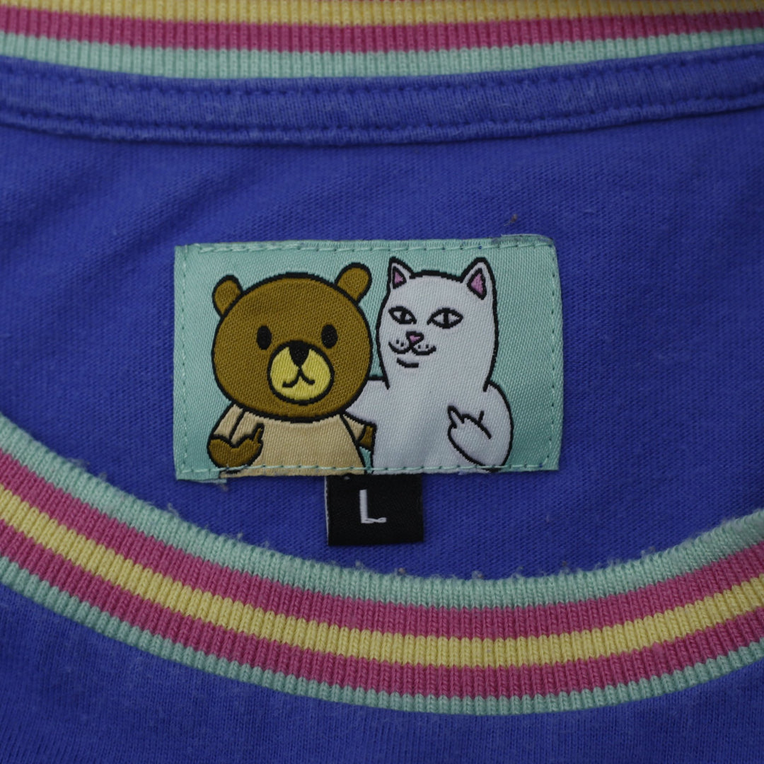 Teddy Fresh Colorblock Long Sleeve Graphic Shirt Size L | Migration_Shirts SW COLLECTION - Back View | Fashion Rerun