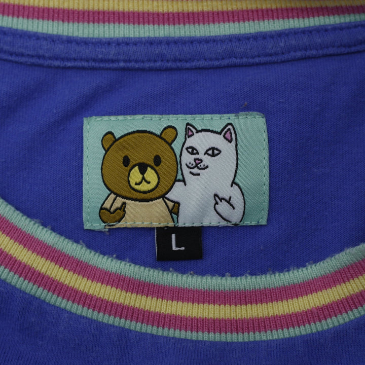 Teddy Fresh Colorblock Long Sleeve Graphic Shirt Size L | Migration_Shirts SW COLLECTION - Back View | Fashion Rerun