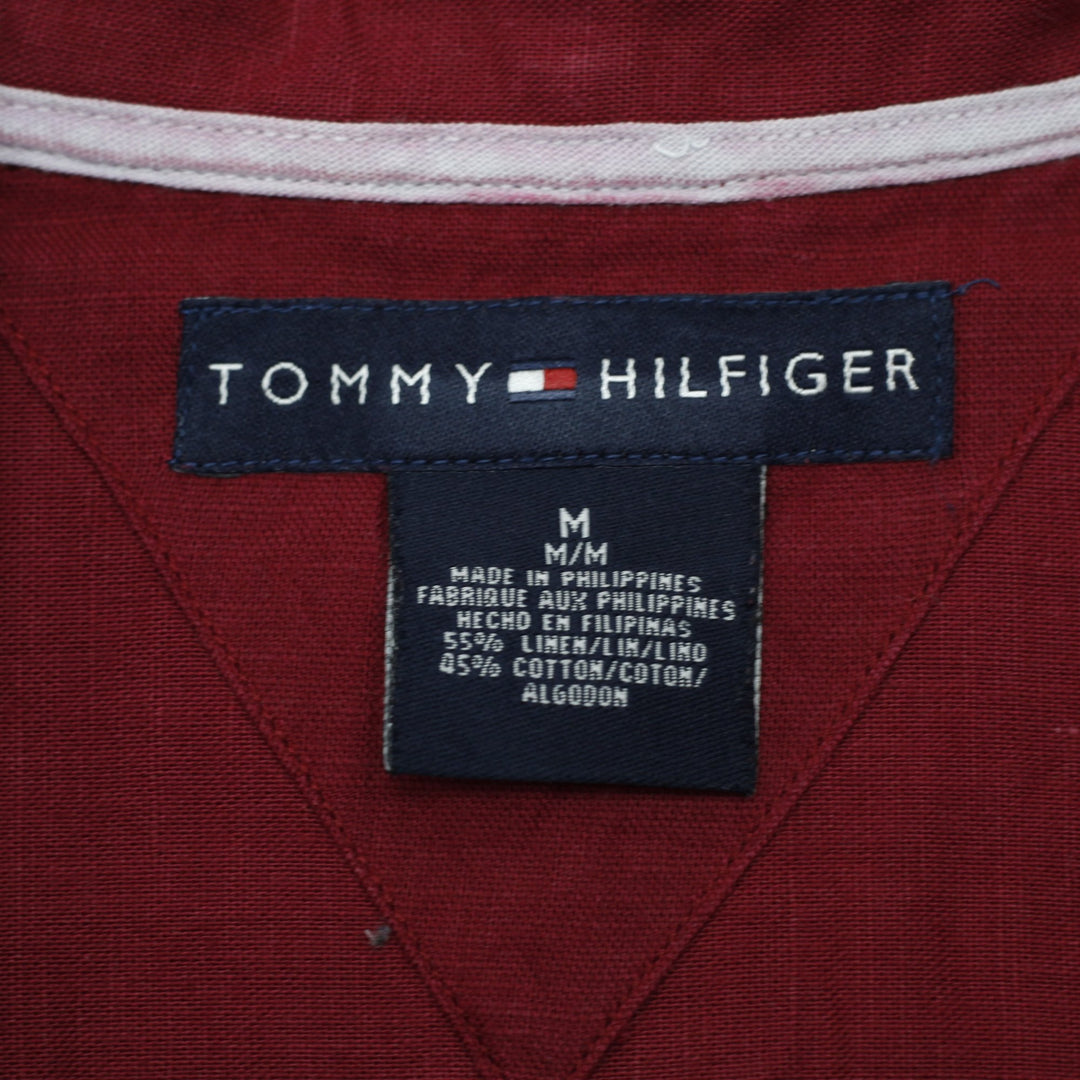 Mens Tommy Hilfiger Short Sleeve Button Down Shirt Size M