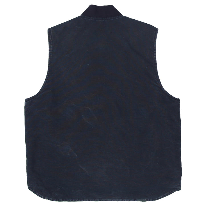 Vintage Carhartt Quilted Lined Work Vest Black - Fashion Rerun Vintage Migration_Jacket