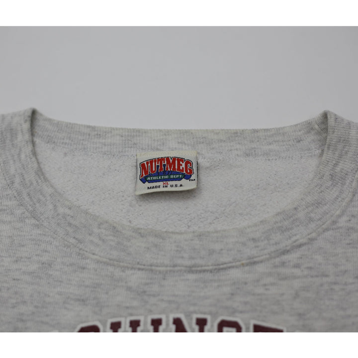 Vintage Nutmeg 90s Washington State Sweatshirt Gray Logo Size XL