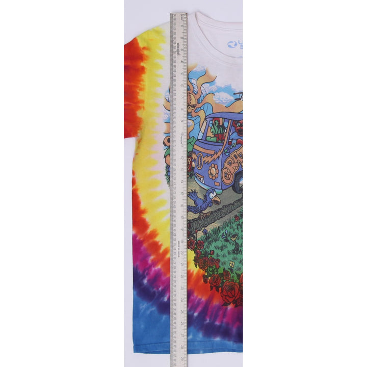 Vintage Mens Liquid Blue Grateful Dead "Summer Tour 92" Tour Bus T-Shirt Size S