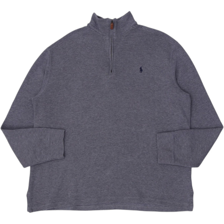 Retro Mens Polo Ralph Lauren Gray Cotton Sweater Made in USA Size L | Migration_Knitwear & Sweaters RL Collec | Fashion Rerun