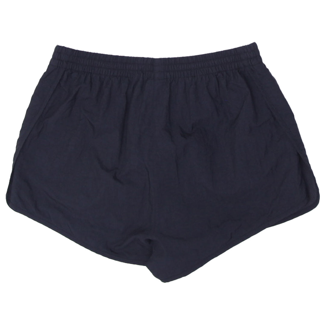 Ladies Adidas Shorts Black Primegreen Drawstring Elastic Waist Running Trefoil