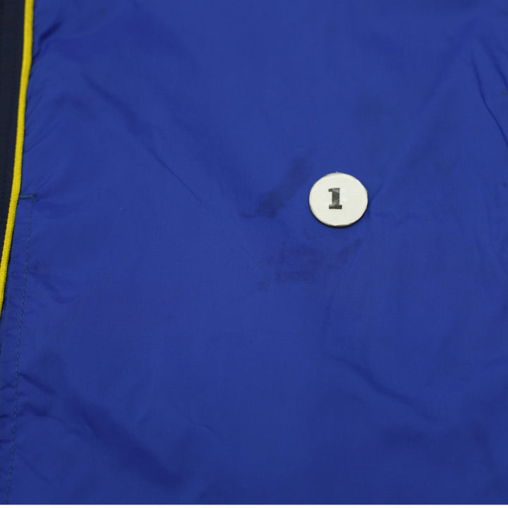 Vintage Youth Boys Nike Windbreaker Jacket Blue Yellow Piping Sportswear L | Migration_Jackets - Alternate Vi | Fashion Rerun