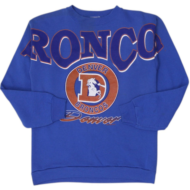Vintage 1995 Denver Broncos NFL Crewneck Sweatshirt Made in USA Size L | Migration_Sweatshirts | Fashion Rerun