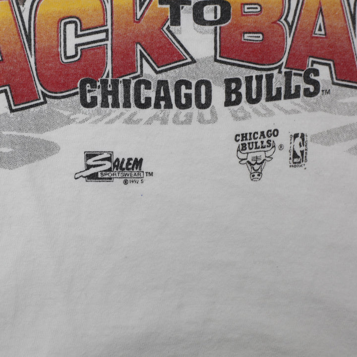 Vintage 1992 Chicago Bulls "Back to Back NBA World Champs" Caricature T-Shirt M | Migration_T-Shirts - Detail | Fashion Rerun