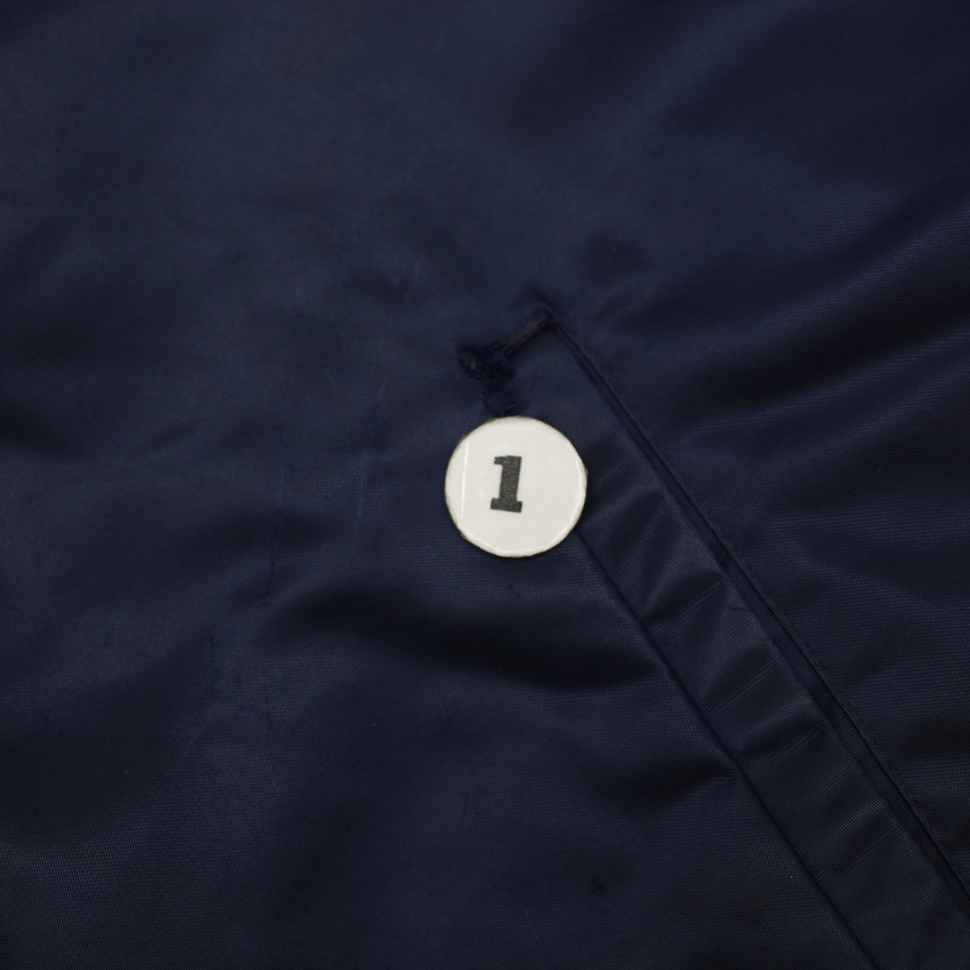 Vintage Chicago Bears NFL Starter Satin Bomber Snap Button Jacket M | Migration_Jackets - Detail View | Fashion Rerun