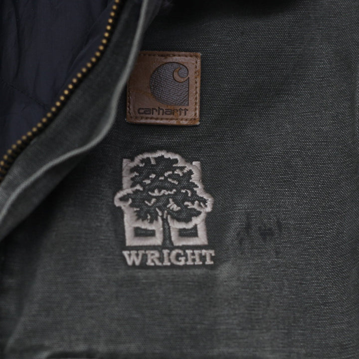 Vintage Carhartt Detroit J22 MOS Arctic Quilt Lined Slightly Distressed Workwear Jacket