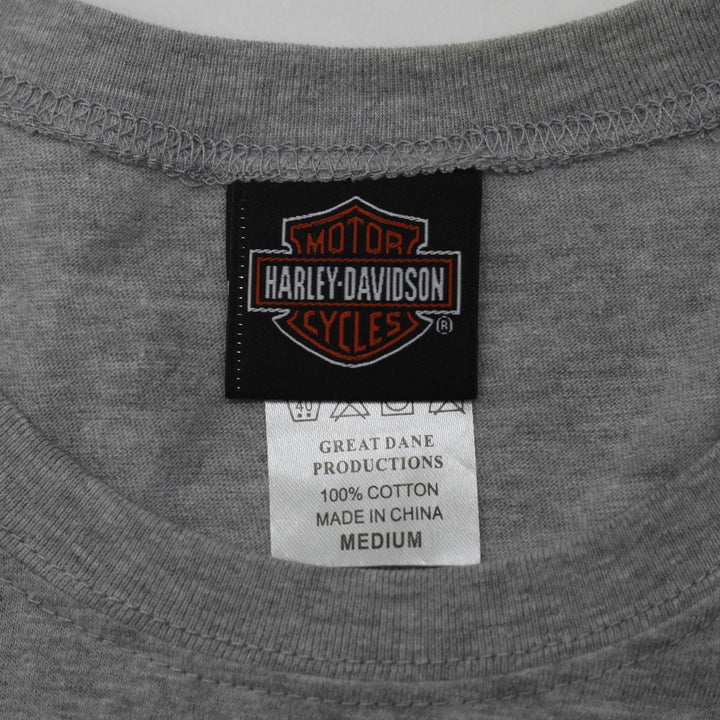 Y2K Ladies Harley Davidson Motorcycles Bahamas Graphic T-Shirt Size M