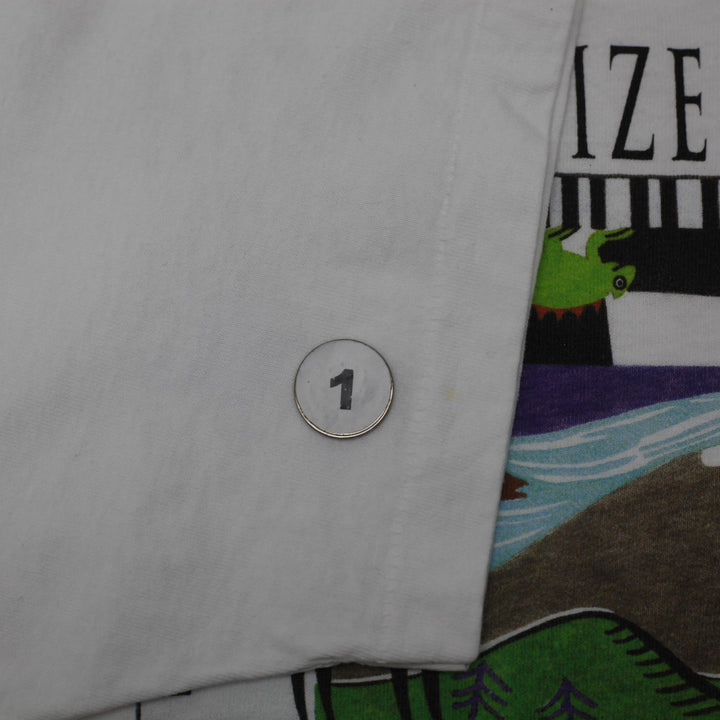 Vintage 1994 Harmonize With Nature Art T-Shirt SS Made in USA Size XXL